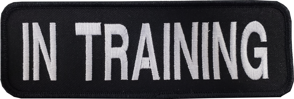 Professional working dog title patch