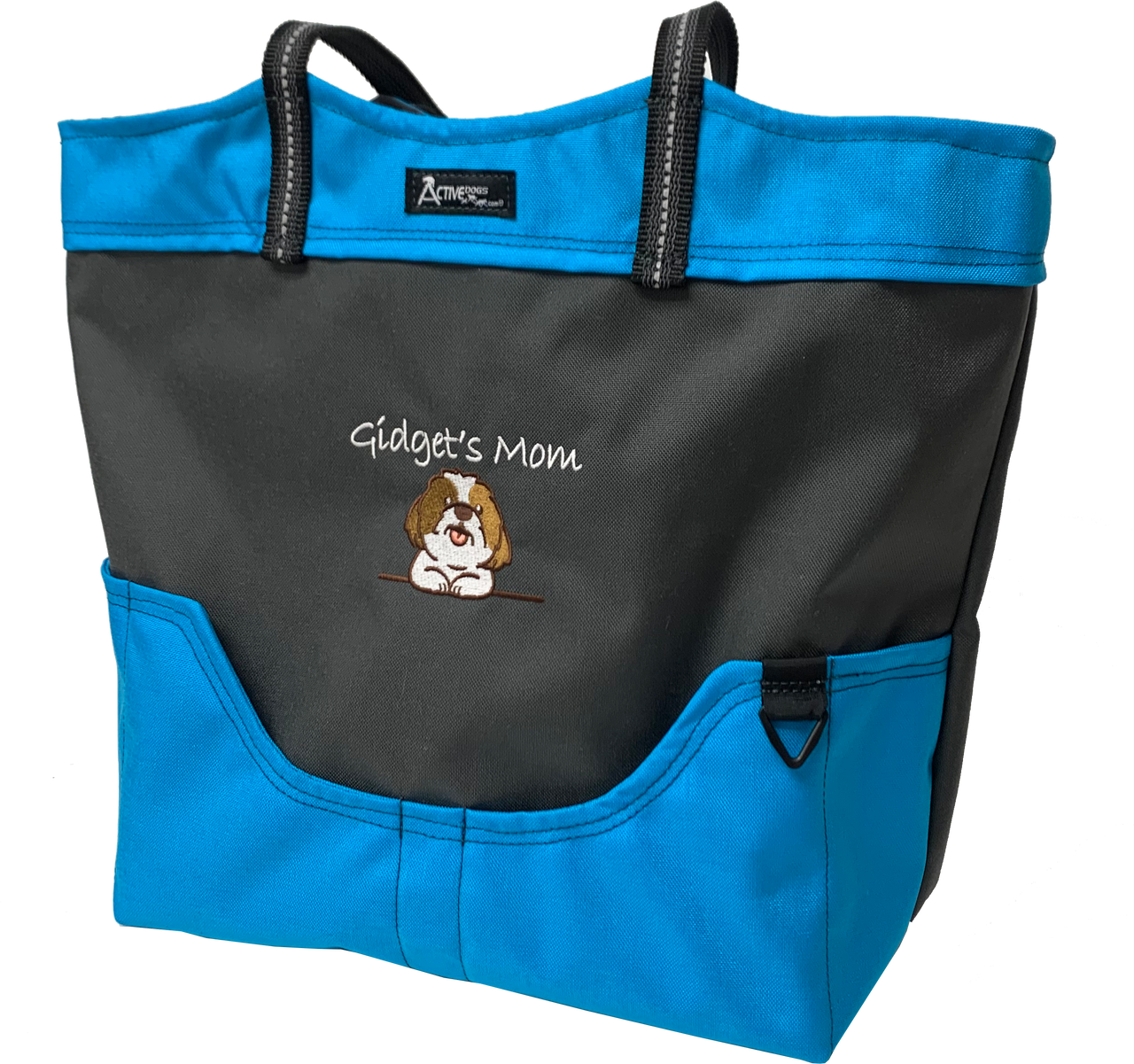 Custom Graphic Logo/Text 2-Tone Tote Bag