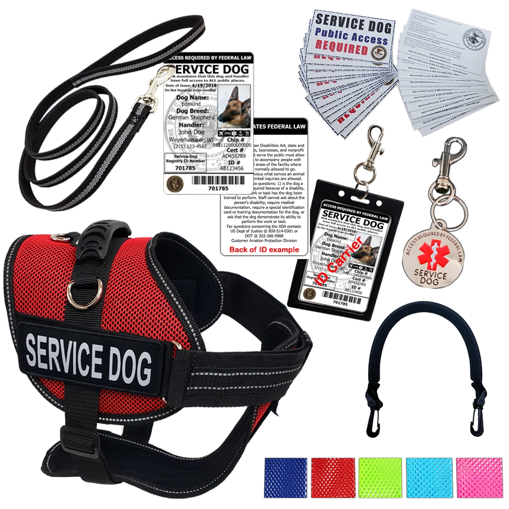 Air-Tech Service Dog Starter Kit with vest and accessories