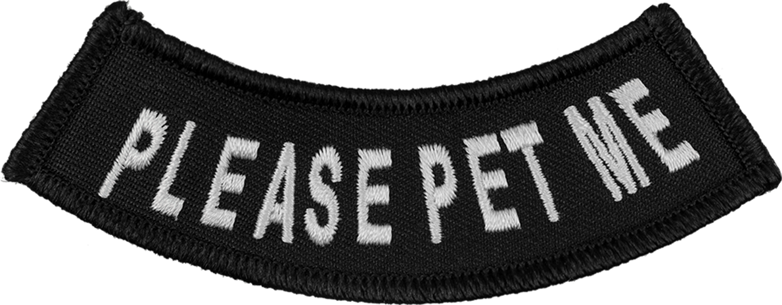 Embroidered Rocker Arch Working Service Dog Patch 