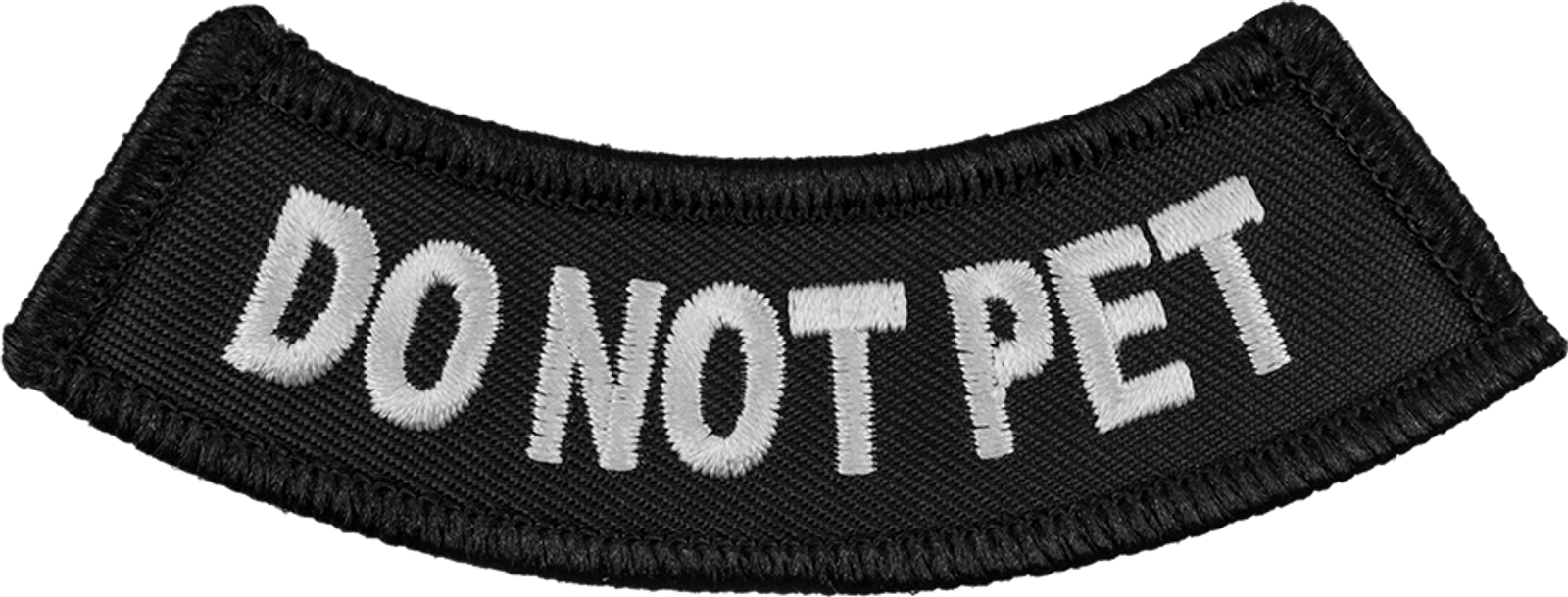 Embroidered Rocker Arch Working Service Dog Patch 