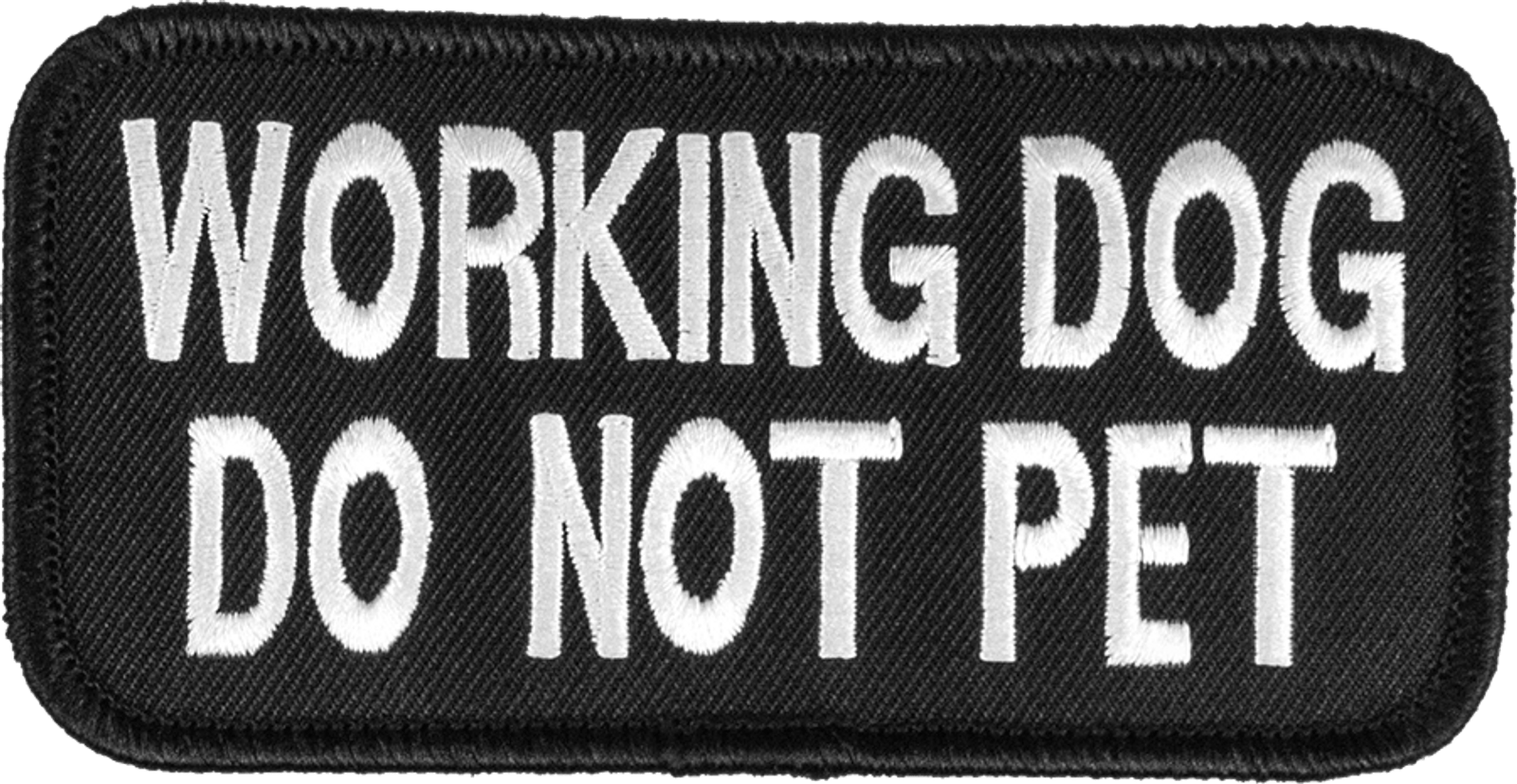 Embroidered Custom Service Dog Patch - 1.5 x 3.5