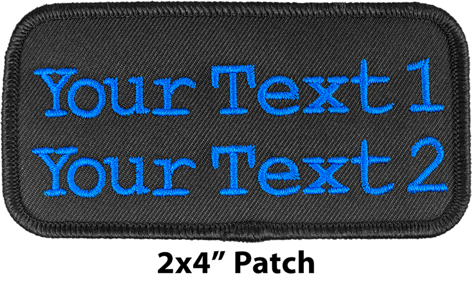 Custom Text Embroidered Patch For Dog Vest