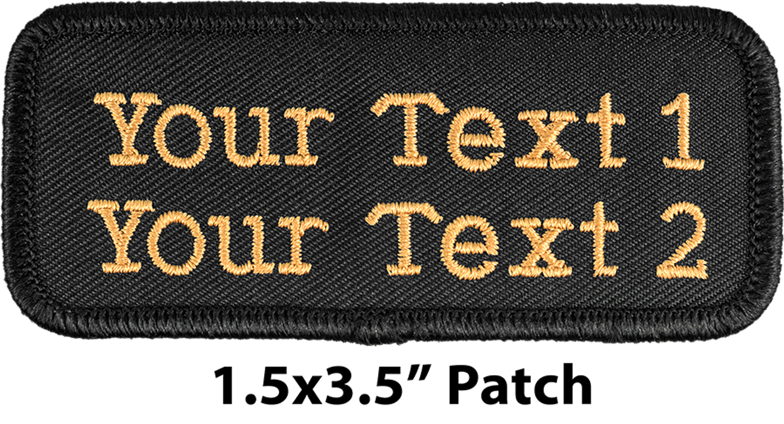 Custom Text Patch - 2x4