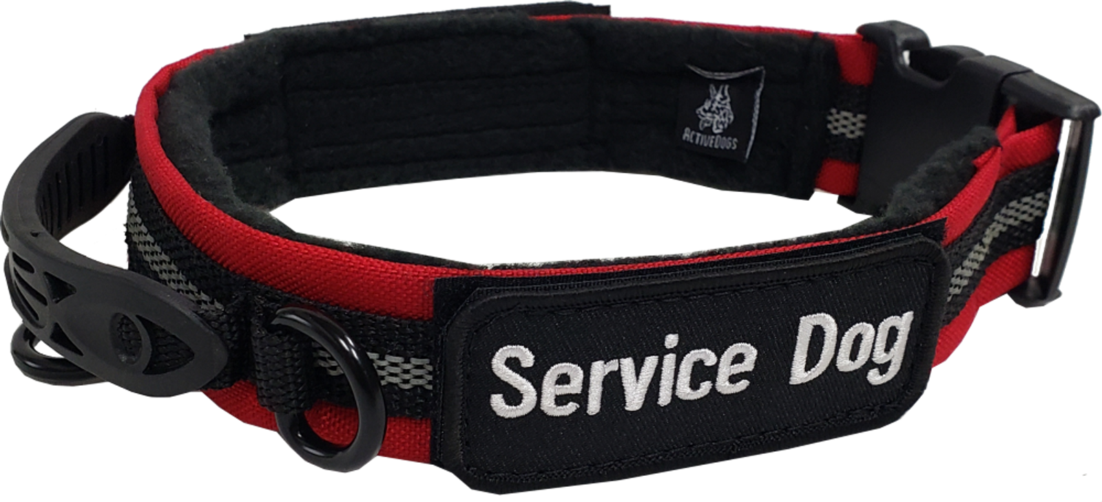 Embroidered Custom Patch Dog Collar, 2 Wide 