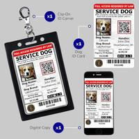 Handler ID card for service dog