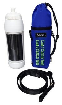 Custom Logo/Text Water Bottle Insulated Carrier w/FREE Bottle & Bowl