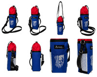 Custom Logo/Text Water Bottle Insulated Carrier w/FREE Bottle & Bowl