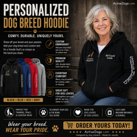 Dog breed sweatshirt with name
