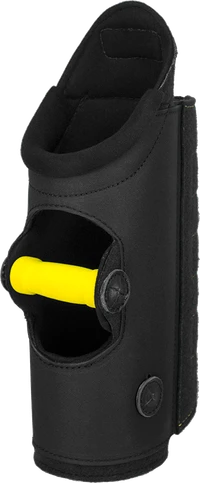 Adjustable stiffness dog bite sleeve