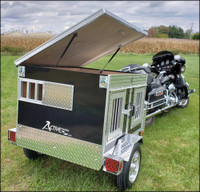 Active Dogs motorcycle dog trailer for two pets