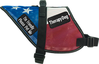 Patriotic Service Dog Mesh Vest