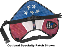 Patriotic Service Dog Mesh Vest