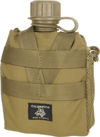 K9 canteen pouch with collapsible dog bowl