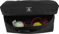 MOLLE accessory pouch with dual compartments