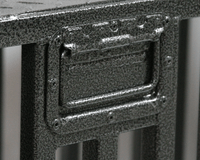 Durable powder-coated finish inside and outside