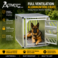 Heavy duty ventilated dog kennel