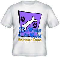 Service Dog graphic T-shirt
