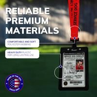 Service dog identification holder