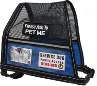 ActiveDogs breathable Mesh Service Dog Cape Vest