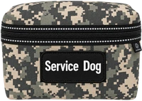 Clip-on working dog storage pouch