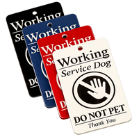 Colored Service Dog ID Tag