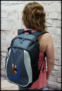 Custom embroidered Service Dog backpack
