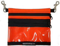 Clear Vinyl Service Dog ID Window on Clip-On Pouch