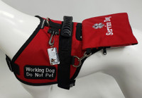 Service Dog Identification Pouch with Snap Attachments