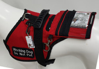 Service Dog Travel Document Pouch with Clear Display Window