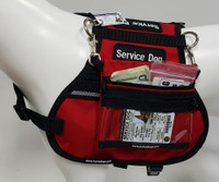 Clip-On Service Dog Bag for IDs and Emergency Information