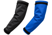 Dog grooming sleeves with waterproof PVC backing