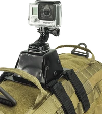 MOLLE action camera mount for working dogs