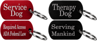 Small dog identification tag