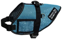 Mesh Service Dog vest with molded rubber handle