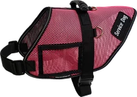 Service Dog mesh vest with clear vinyl ID window