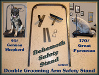 Double Grooming Arm Safety Stand