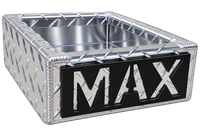 Dog water bowl with custom dog breed design