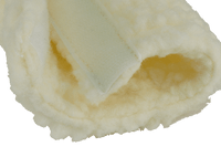 Synthetic sheepskin dog harness padding