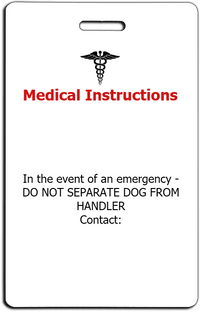 Medical instruction ID card
