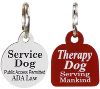 Small dog engraved ID tag