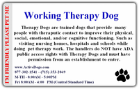 Therapy Dog Registry ID Card