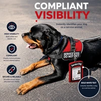 Service Dog vest clip-on ID holder