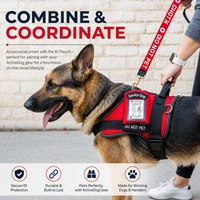 Service Dog ID card holder pouch