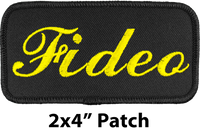 Custom dog vest identification patch