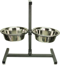 Elevated dog bowl stand for large dogs