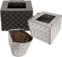 Aluminum Spill Proof k9 Water Bowl for Crates
