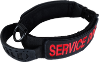 2" Custom ID Patch Dog Collar with Handle