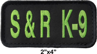 2" Custom ID Patch Dog Collar with Handle
