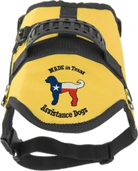 Padded Service Dog harness with custom text